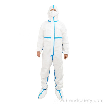 Vestuário de proteção descartável para macacão EN14126